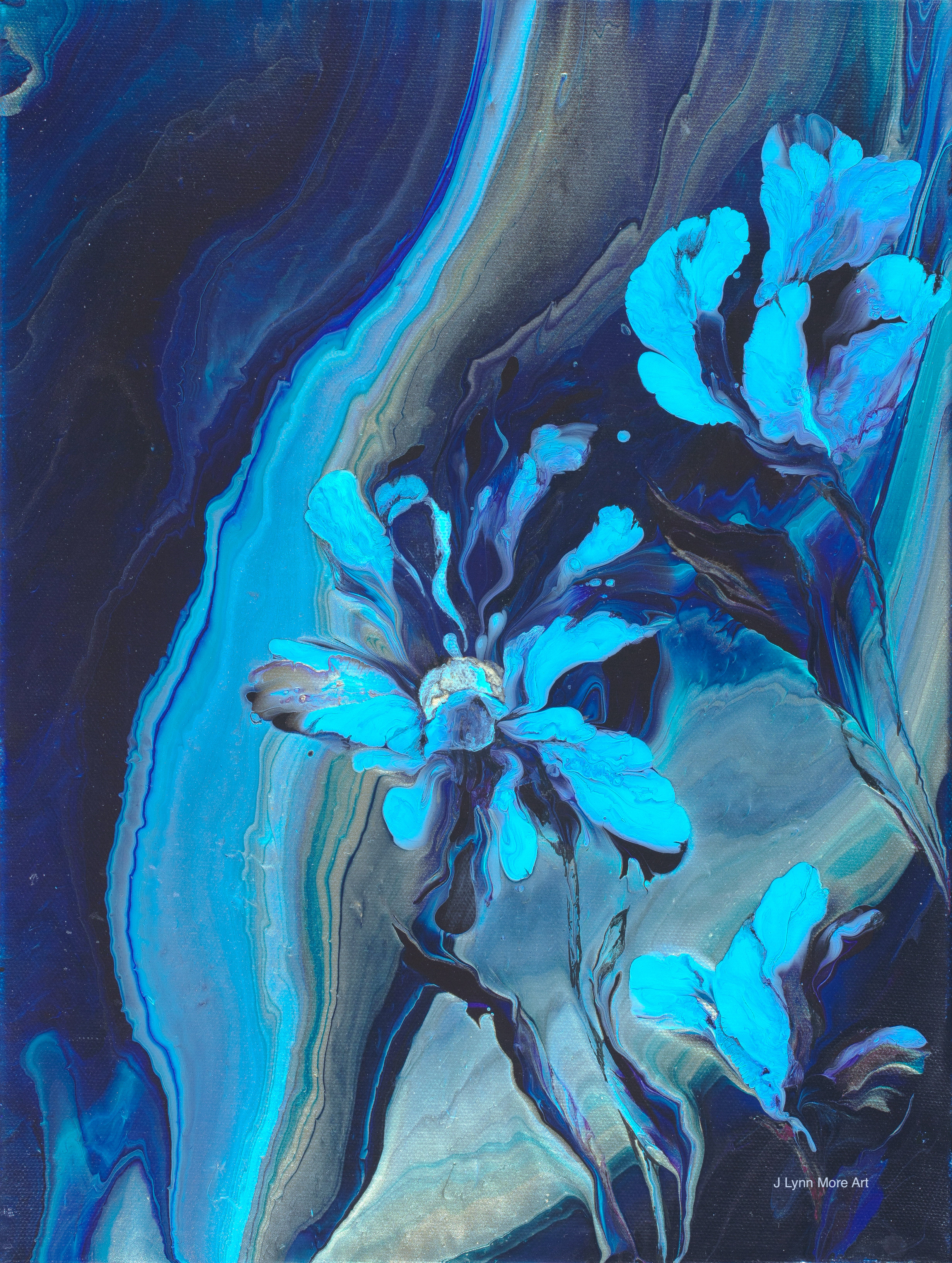 Blue Blossom Art Print
